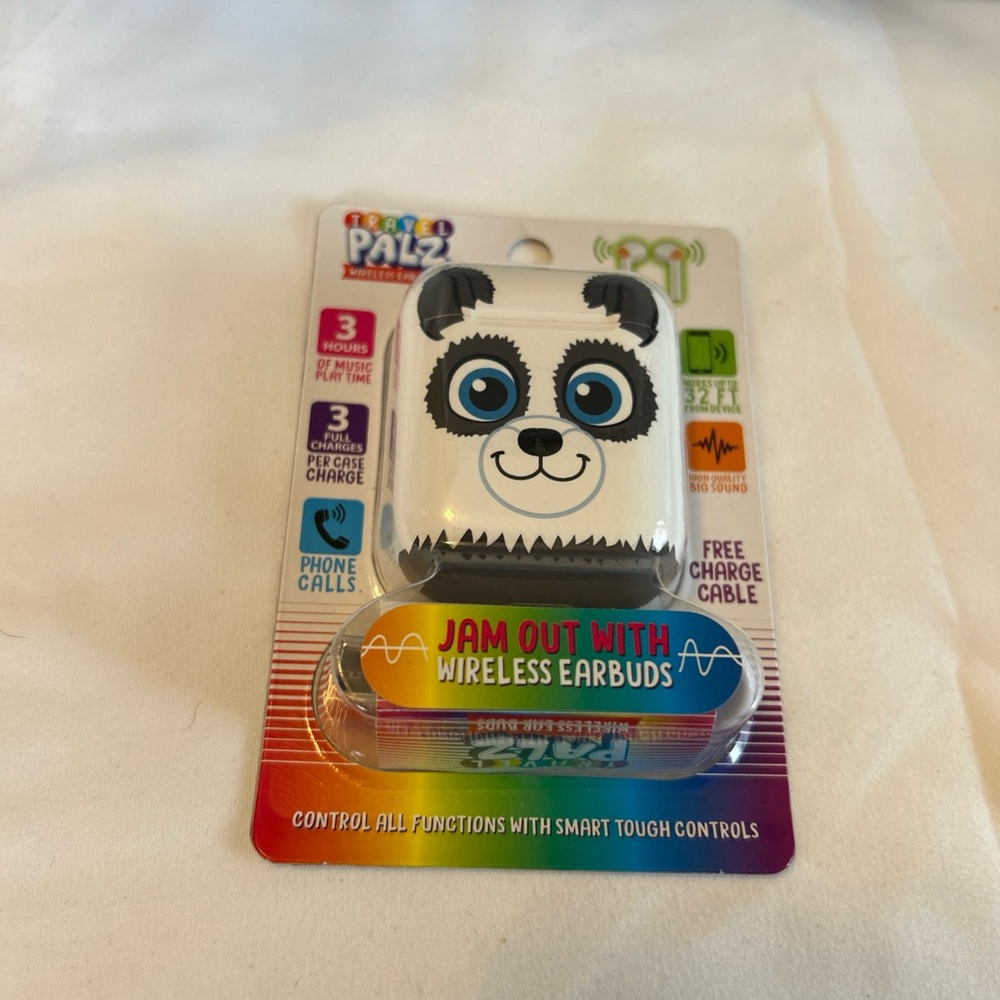 Panda Wireless Earbuds Charging Case - with earbuds